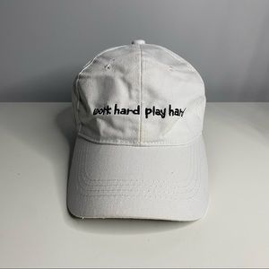 Work Hard Play Harder Dad Cap